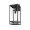 Z-Lite Nuri 1 Light Outdoor Wall Sconce, Black & Clear 596B-BK - alternate 2